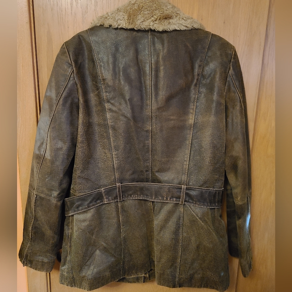 Winlit Leather Jacket Brown Medium - image 3